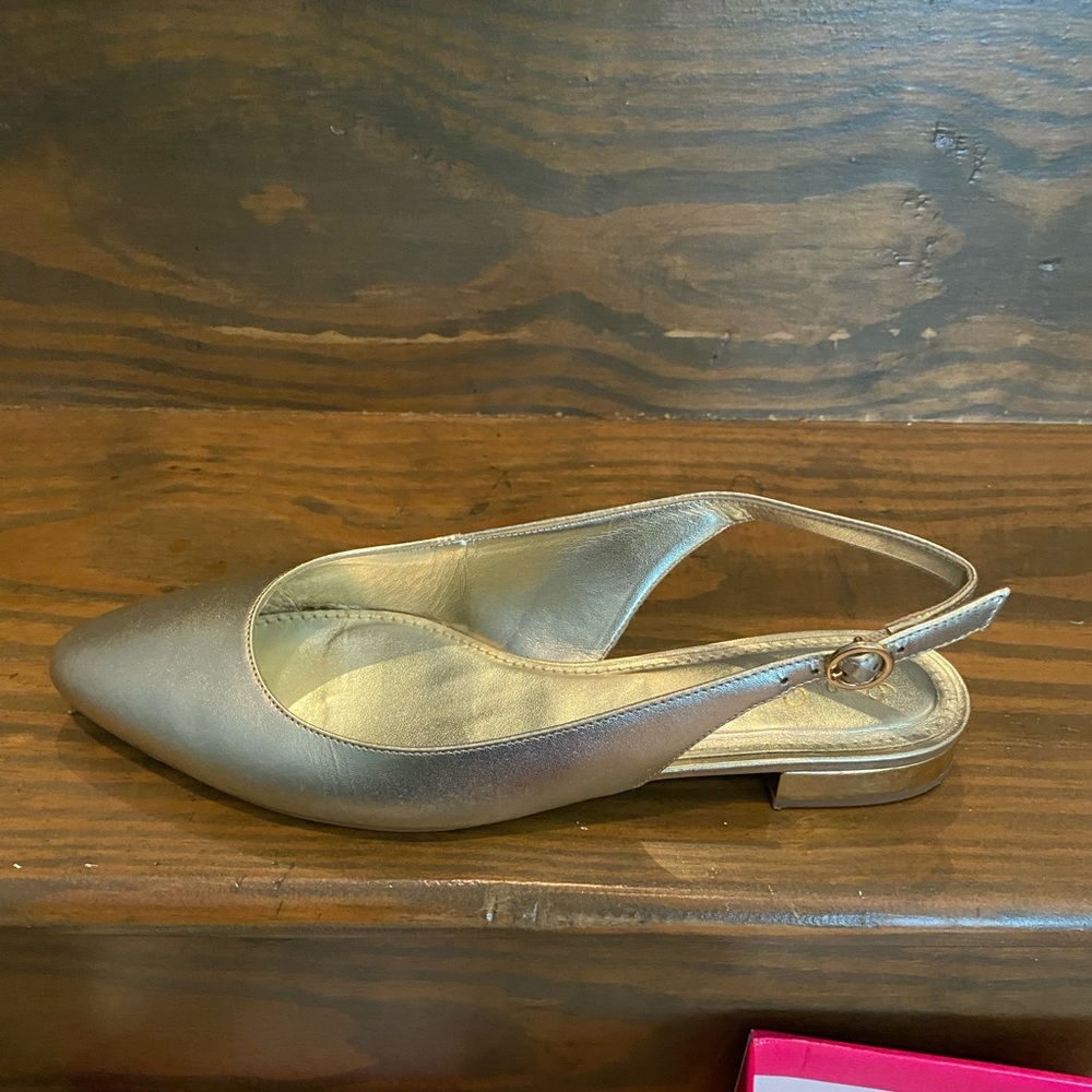 Gold Lilly Pulitzer Flats 9.5